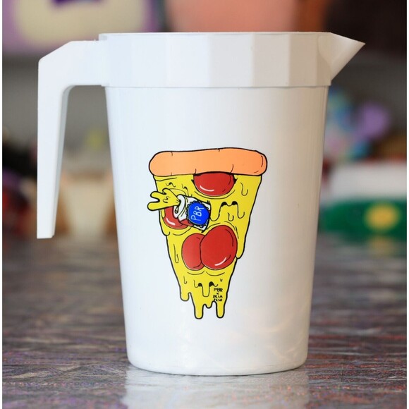 Pabst RARE Artist Series Beer Pitcher PBR x Dela RE50 Limited Collectible - Picture 1 of 4